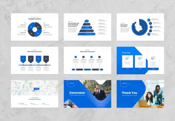 Template Mẫu Dịch Vụ Tư Vấn Business Consulting