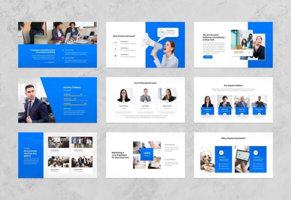 Template Mẫu Dịch Vụ Tư Vấn Business Consulting