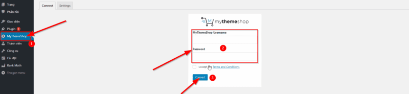Guideline hướng dẫn kích hoạt Mythemeshop