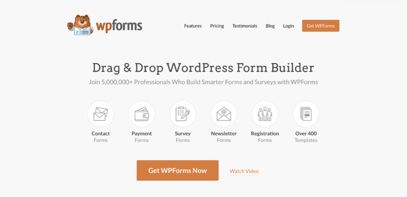 Bạn Có Biết Đâu Là 4 Nhóm Plugin Cần Cho WordPress? WP Forms WordPress Plugin