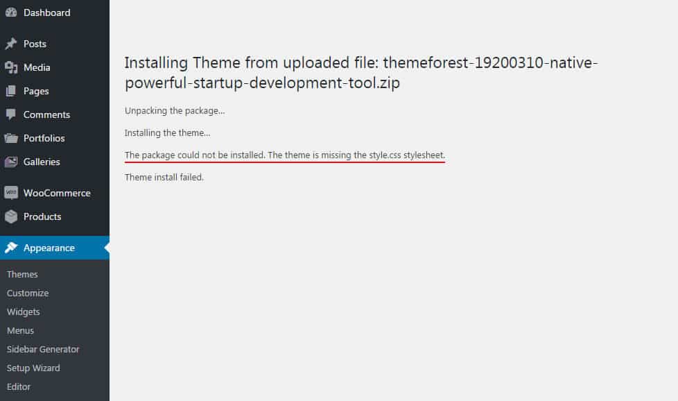 Cách Xử Lý Khi Cài Theme WordPress Bị Lỗi Dễ Như Ăn Xôi cài theme wordpress bị lỗi